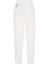 Brunello Cucinelli Stretch-cotton Cover Cigarette Trousers In White