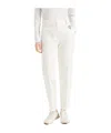 Brunello Cucinelli Logo Patch Tailored Trousers In White