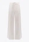 Brunello Cucinelli Women Cotton And Linen Trouser
