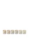 Brunello Cucinelli Logo Place Card Candle Set In Neutral