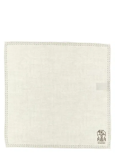 BRUNELLO CUCINELLI LOGO POCKET CLUTCH BAG