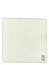 Brunello Cucinelli Logo Pocket Clutch Bag Scarves And Foulards Multicolor