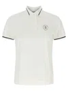 Brunello Cucinelli White Polo Shirt With Logo Printed On The Front In Cotton Jersey Woman In White