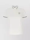 Brunello Cucinelli White Polo Shirt With Logo Printed On The Front In Cotton Jersey Woman