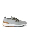 Brunello Cucinelli Knitted Low-top Sneakers In Multi