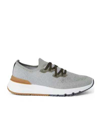 BRUNELLO CUCINELLI BRUNELLO CUCINELLI KNITTED LOW-TOP SNEAKERS