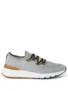 Brunello Cucinelli Paia Di Sneakers In Gray