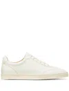 Brunello Cucinelli Logo-print Leather Sneakers In White