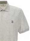 BRUNELLO CUCINELLI BRUNELLO CUCINELLI LOGO PRINT POLO SHIRT