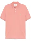 Brunello Cucinelli Logo-print Polo Shirt In Pink