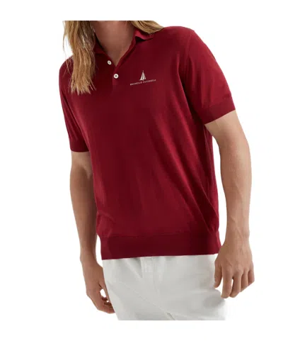 BRUNELLO CUCINELLI BRUNELLO CUCINELLI LIGHTWEIGHT KNIT POLO SHIRT