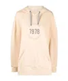 Brunello Cucinelli Logo-print Pullover Hoodie In Nude