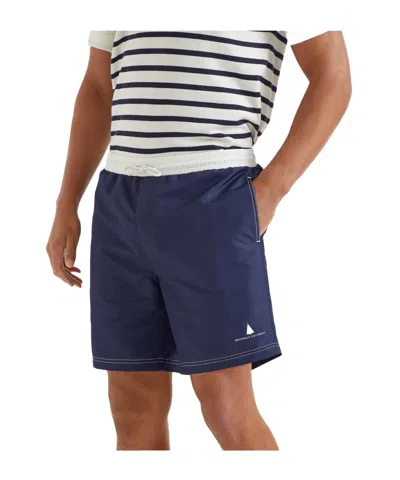 Brunello Cucinelli Logo-print Swim Shorts In Blue