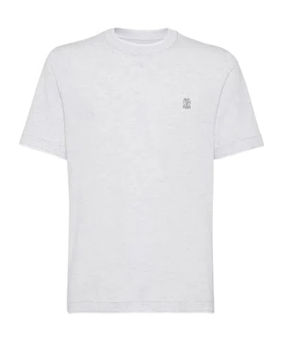 BRUNELLO CUCINELLI LOGO-PRINT T-SHIRT