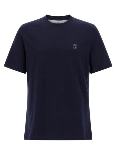 BRUNELLO CUCINELLI BRUNELLO CUCINELLI LOGO PRINT T-SHIRT