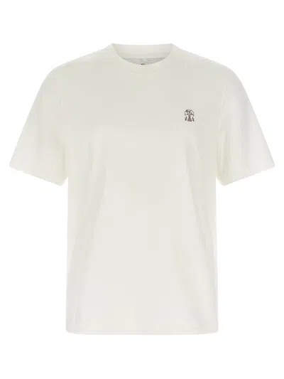 BRUNELLO CUCINELLI BRUNELLO CUCINELLI LOGO PRINT T-SHIRT