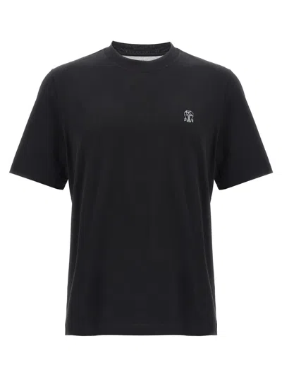 BRUNELLO CUCINELLI BRUNELLO CUCINELLI LOGO PRINT T-SHIRT