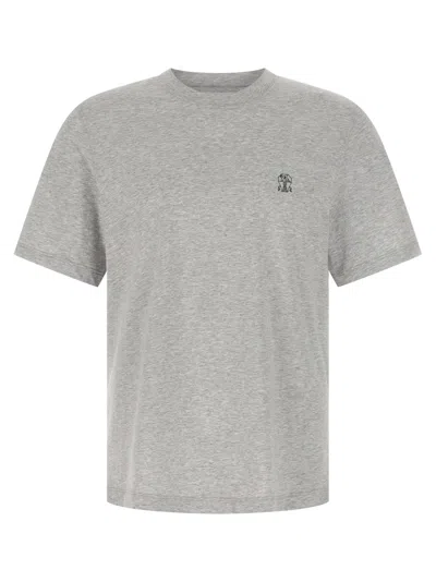 BRUNELLO CUCINELLI BRUNELLO CUCINELLI LOGO PRINT T-SHIRT