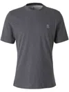 Brunello Cucinelli Cotton Logo T-shirt In Grey