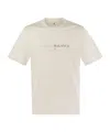 Brunello Cucinelli Crew-neck Cotton Jersey T-shirt With Print In White