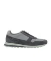 Brunello Cucinelli Logo Printed Low-top Sneakers In Gray