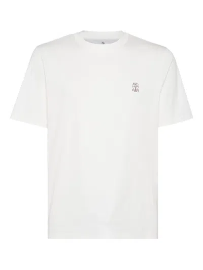 BRUNELLO CUCINELLI LOGO-PRINTED T-SHIRT