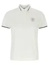 Brunello Cucinelli White Polo Shirt With Logo Printed On The Front In Cotton Jersey Woman