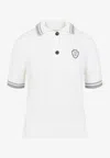 Brunello Cucinelli Logo Short-sleeved Polo T-shirt In White