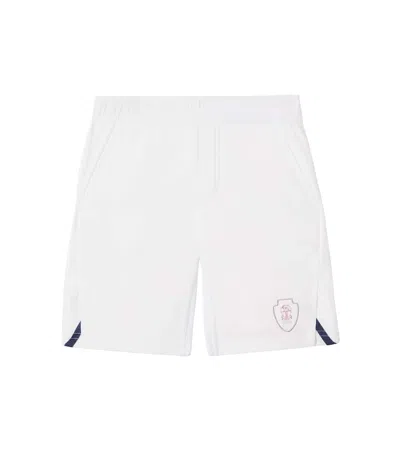 Brunello Cucinelli Kids' Logo Shorts In White