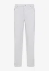 Brunello Cucinelli Cotton Jeans 5-pockets Construction In White