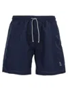Brunello Cucinelli Blue Swim Shorts In Blue