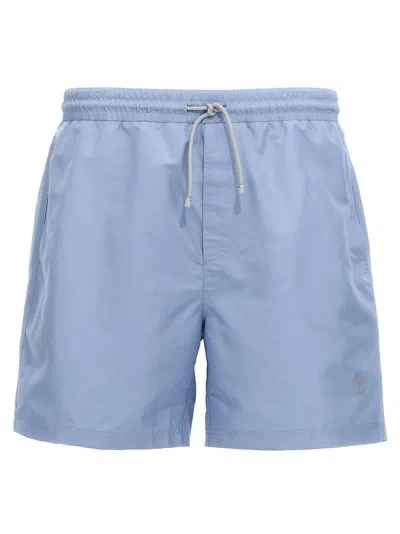 Brunello Cucinelli Swimsuit  Men Color Blue In Light Blue