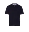Brunello Cucinelli Logo Crew Neck Cotton T-shirt With Contrast Trim
