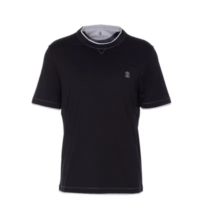 BRUNELLO CUCINELLI LOGO T-SHIRT
