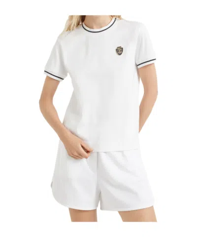 BRUNELLO CUCINELLI LOGO-PATCH COTTON T-SHIRT