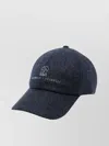 Brunello Cucinelli Logo Wool Baseball Cap