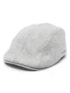 Brunello Cucinelli Logo Detailed Cap In Light Grey
