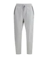 Brunello Cucinelli Men Logoed Sweatpants In Gray
