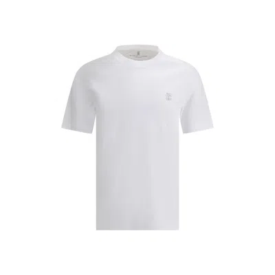 BRUNELLO CUCINELLI LOGOED T-SHIRT