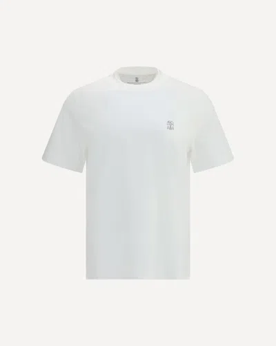 BRUNELLO CUCINELLI LOGOED T-SHIRT