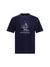 Brunello Cucinelli Anamnesis Print T-shirt In Blue