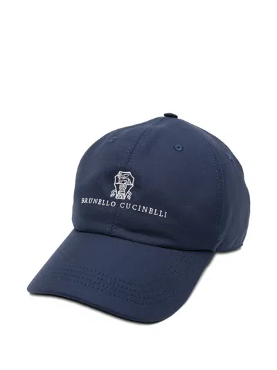 Brunello Cucinelli Logo-embroidered Baseball Cap In White