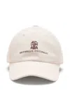 Brunello Cucinelli Logo-embroidered Baseball Cap In Neutral