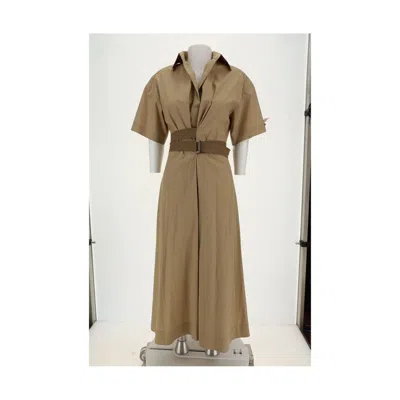 BRUNELLO CUCINELLI LONG COTTON DRESS