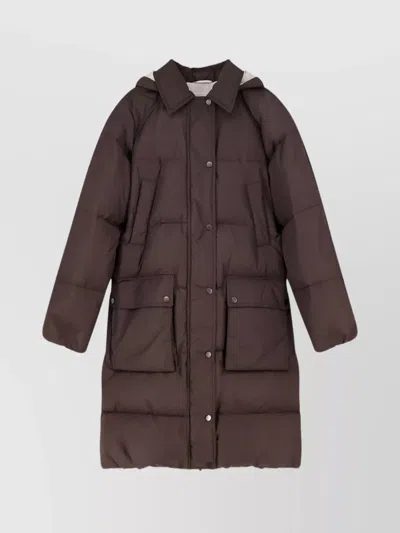 BRUNELLO CUCINELLI LONG DOWN JACKET REMOVABLE HOOD