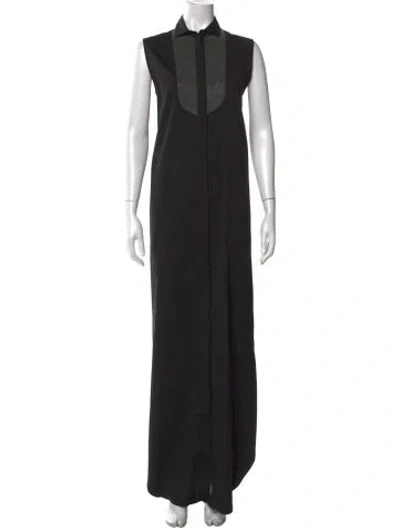Pre-owned Brunello Cucinelli Long Dress In Black