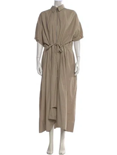 Pre-owned Brunello Cucinelli Long Dress In Neutral