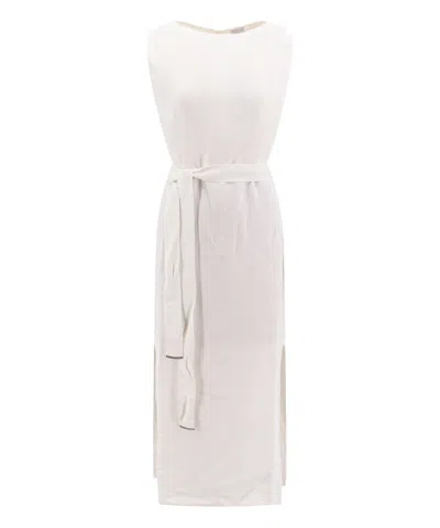 Brunello Cucinelli Long Dress In White