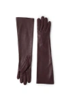 Brunello Cucinelli Long Leather Gloves