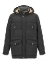 BRUNELLO CUCINELLI LONG HOODED DOWN JACKET